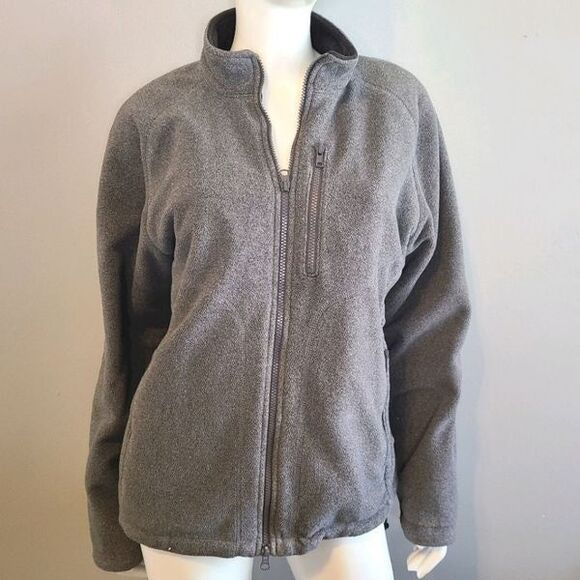 Eddie Bauer Gray Zip Up Windcutter Jacket Med - Picture 2 of 11